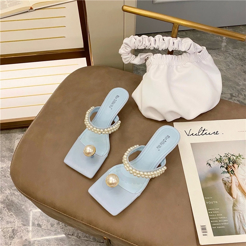 Slippers Women Clip Toe String Bead Flip Flops Fashion Design Female Sandals Ladies Summer Pearls Thin Heels Party Shoes New #hE4v, Black
Slippers Women Clip Toe String Bead Flip Flops Fashion Design Female Sandals Ladies Summer Pearls Thin Heels Party Shoes New #hE4v, Black