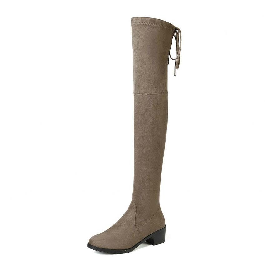 Esveva 2020 sobre o joelho salto quadrado botas femininas tecido estiramento inverno olhar fino sapatos de dedo do p, Blue
Esveva 2020 sobre o joelho salto quadrado botas femininas tecido estiramento inverno olhar fino sapatos de dedo do p, Blue