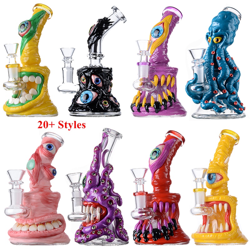 Unique Hookahs Octopus Heady Glass Bong Showerhead Perc Percolator Beaker Bongs Eyes Style Oil Dab Rig Wax Rigs Water Smoking Pipe Halloween Style With Bowl
Unique Hookahs Octopus Heady Glass Bong Showerhead Perc Percolator Beaker Bongs Eyes Style Oil Dab Rig Wax Rigs Water Smoking Pipe Halloween Style With Bowl