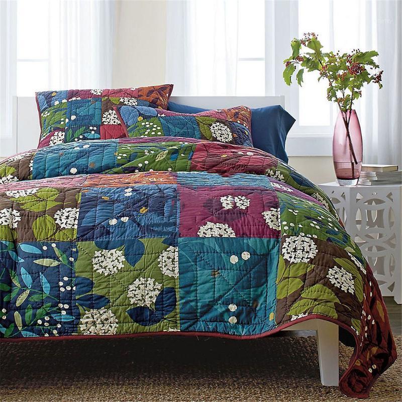 Vintage Handmade Quilt Sets Cotton Bedspread With 2*Pillowcase Real Patchwork Size CHAUSUB1, No13
Vintage Handmade Quilt Sets Cotton Bedspread With 2*Pillowcase Real Patchwork Size CHAUSUB1, No13
