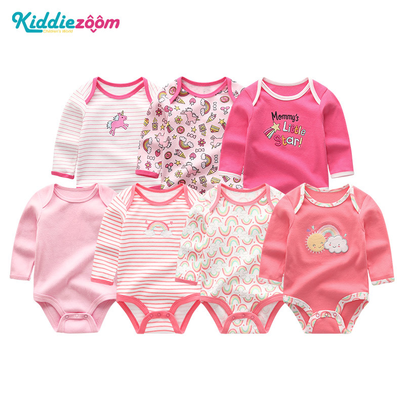 /sets Newborn Baby Girl Clothes Long Sheeve Boy Rompers Clothing Recien Baby Pajamas Cotton roupas de bebe Baby Onesies LJ201223