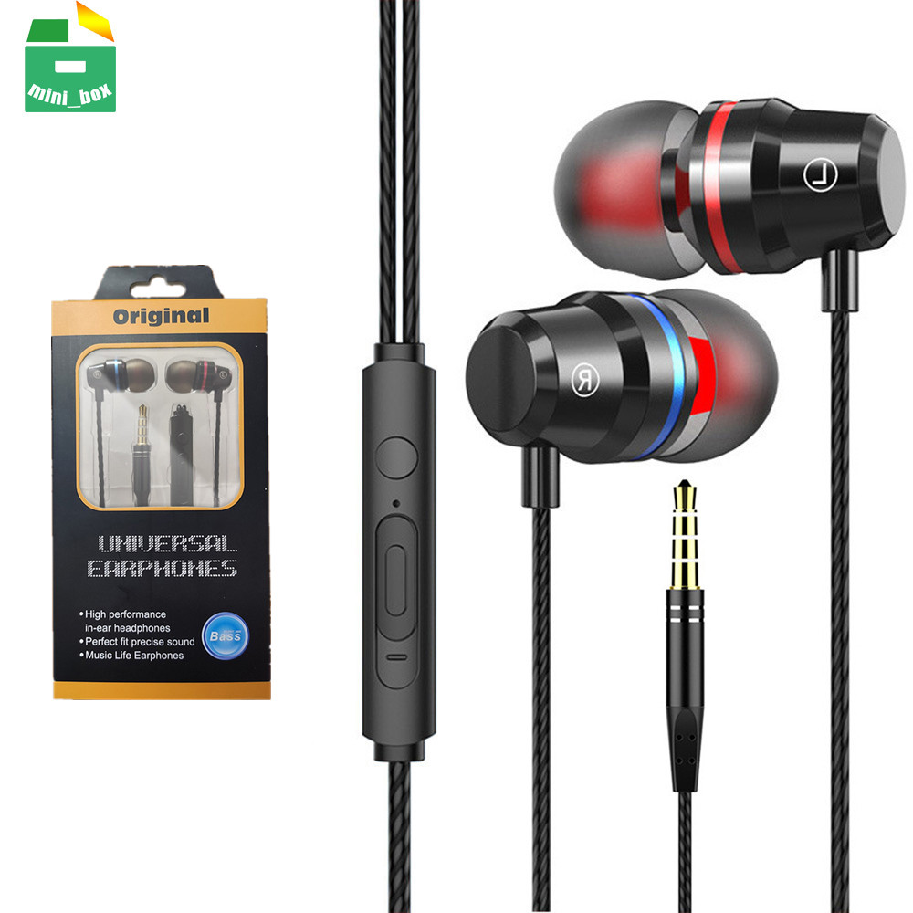 3.5MM JACK Wired Earphones Stereo Bass In Ear Earbuds Headphones With Microphone for iPhone Samsung Huawei, Rose gold
3.5MM JACK Wired Earphones Stereo Bass In Ear Earbuds Headphones With Microphone for iPhone Samsung Huawei, Rose gold