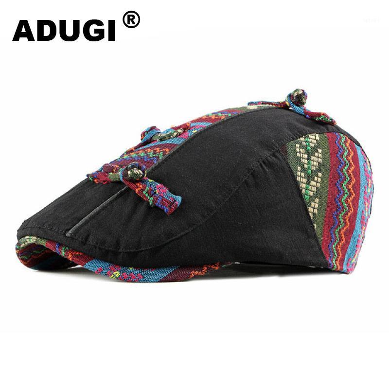 ADUGI national style fashion personality men and women beret spring and summer new cap travel sunscreen hat forward cap1, White
ADUGI national style fashion personality men and women beret spring and summer new cap travel sunscreen hat forward cap1, White