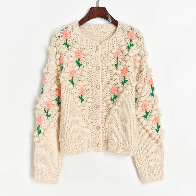 2021 New Women Cardigan Sweet Winter Artisanal Thick Hook Hair Ball Knitted Tops Fall Back Pearl Loose Lazy Kawaii Girls Sweaters SFRP, The pictures
2021 New Women Cardigan Sweet Winter Artisanal Thick Hook Hair Ball Knitted Tops Fall Back Pearl Loose Lazy Kawaii Girls Sweaters SFRP, The pictures