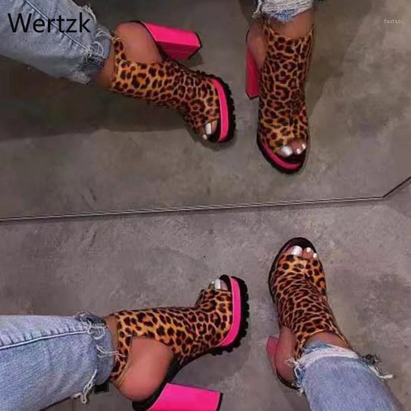 Women Sandals Ladies Peep Toe Buckle Strap Square Heels Platform High Heel Woman Comfortable Fashion Casual Shoes Female B4731, Leopard
Women Sandals Ladies Peep Toe Buckle Strap Square Heels Platform High Heel Woman Comfortable Fashion Casual Shoes Female B4731, Leopard