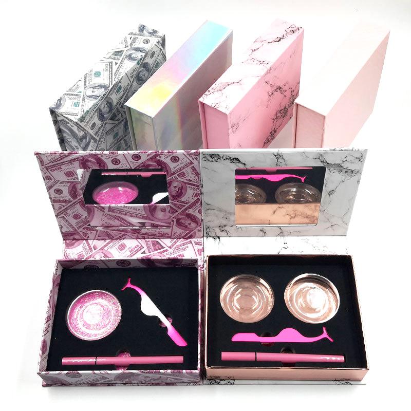 100pc customzied logo for magnetic eyelashes box with mirror eyelashes package High quality mink lashes package for 2pcs lashes
100pc customzied logo for magnetic eyelashes box with mirror eyelashes package High quality mink lashes package for 2pcs lashes