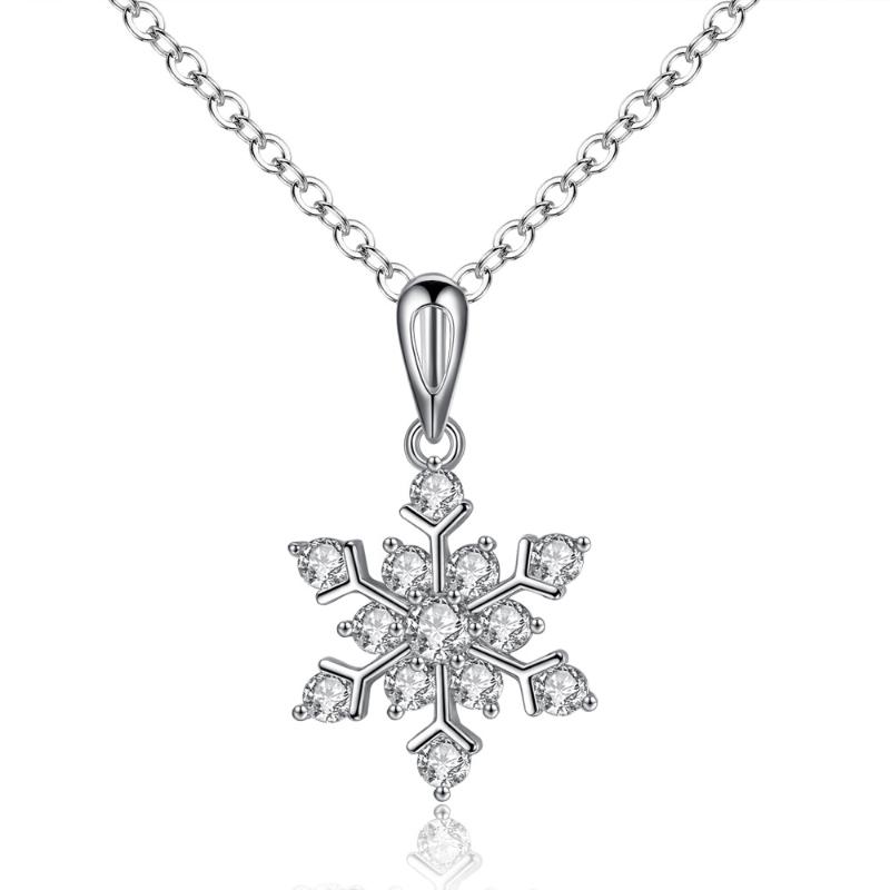 New Snowflake Pendant Necklace Wedding Bridesmaid Prom Fashion Necklace Women's Party Valentine's Day Gift Jewellery
New Snowflake Pendant Necklace Wedding Bridesmaid Prom Fashion Necklace Women's Party Valentine's Day Gift Jewellery