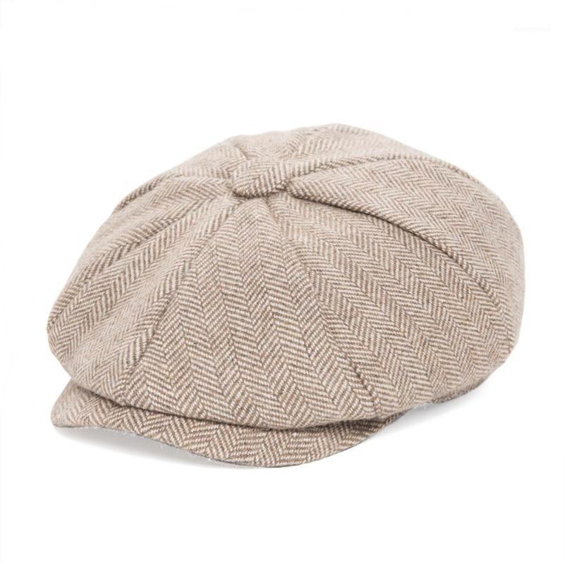 JANGOUL Small Size Baker Boy Cap Wool Blend Newsboy Caps Boy Girl Men Women Herringbone Flat Hat Driver Gatsby Hats Cabbies 0011, Khaki
JANGOUL Small Size Baker Boy Cap Wool Blend Newsboy Caps Boy Girl Men Women Herringbone Flat Hat Driver Gatsby Hats Cabbies 0011, Khaki