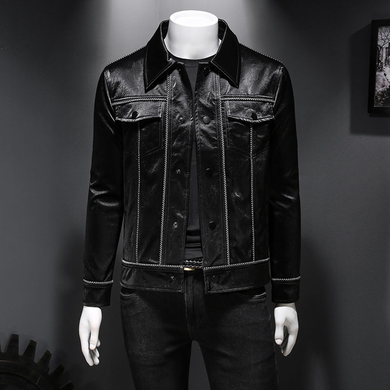 2020 From Leather the Luxury Men's Jacket High-quality Black Biker Solid Color Wears Hombre Plutonium Wedgie Ttzb
2020 From Leather the Luxury Men's Jacket High-quality Black Biker Solid Color Wears Hombre Plutonium Wedgie Ttzb
