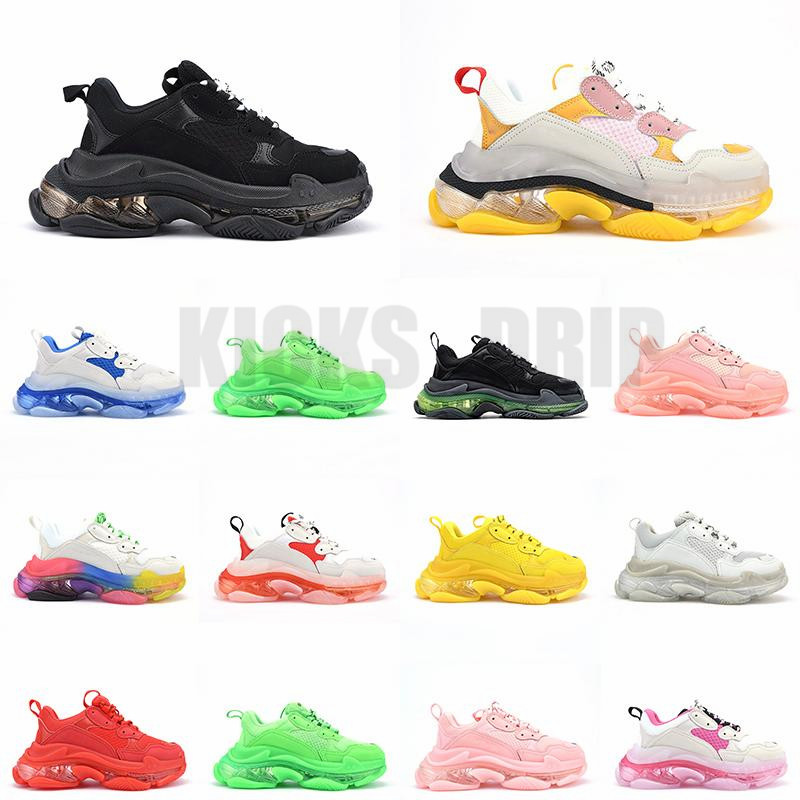 Top Quality Triple S Clear Bubble Chunky Sole Casual Shoes Multicolor Shoes Mens Womens Fashion Sneakers Des Chaussures Platform, 11
Top Quality Triple S Clear Bubble Chunky Sole Casual Shoes Multicolor Shoes Mens Womens Fashion Sneakers Des Chaussures Platform, 11