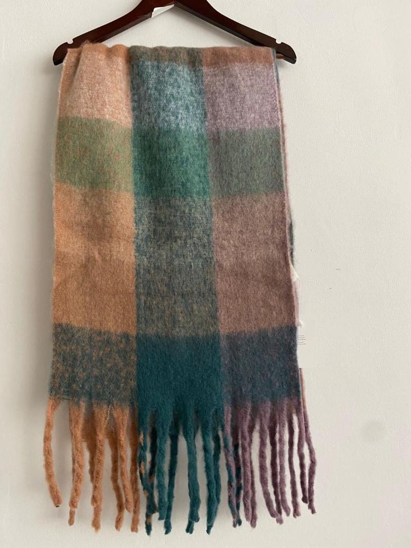Autumn Winter Women's Plaid Scarf Soft Warm Contrast Gradient Color Scarfs Tassels 2020 New Four Colors
Autumn Winter Women's Plaid Scarf Soft Warm Contrast Gradient Color Scarfs Tassels 2020 New Four Colors