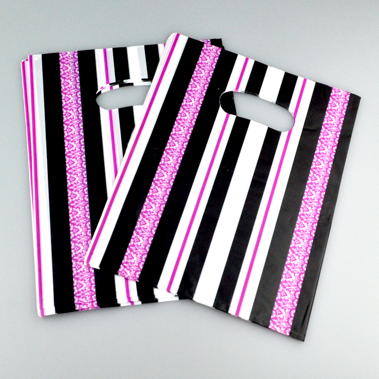 100pcs/lot 20x25cm Hot Pink Black Striped Plastic Gift Bag Boutique Jewelry Gift Packaging Bag Plastic Shopping Bags With Handle Y1121
100pcs/lot 20x25cm Hot Pink Black Striped Plastic Gift Bag Boutique Jewelry Gift Packaging Bag Plastic Shopping Bags With Handle Y1121