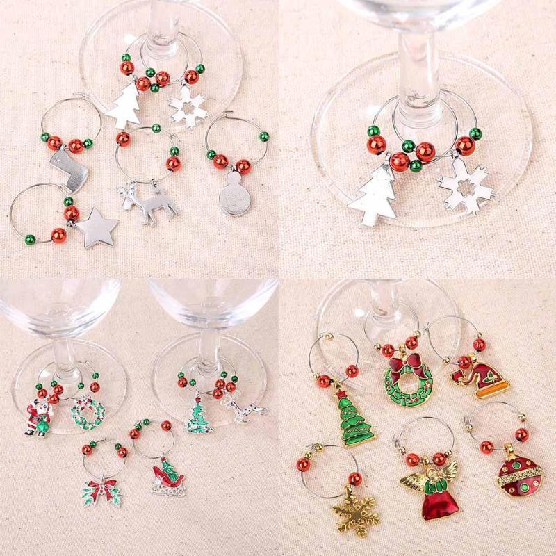 6pcs/set Christmas Cup Ring Christmas Wine Glass Cup Decoration navidad 2020 New Year Decorations for Home Party Natal1
6pcs/set Christmas Cup Ring Christmas Wine Glass Cup Decoration navidad 2020 New Year Decorations for Home Party Natal1