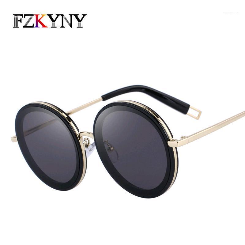 FZKYNY Classic Vintage Round Sunglasses Women Top Brand Designer Retro Metal Frame Sunglasses Colorful Blue Mirror Eyewear1
FZKYNY Classic Vintage Round Sunglasses Women Top Brand Designer Retro Metal Frame Sunglasses Colorful Blue Mirror Eyewear1