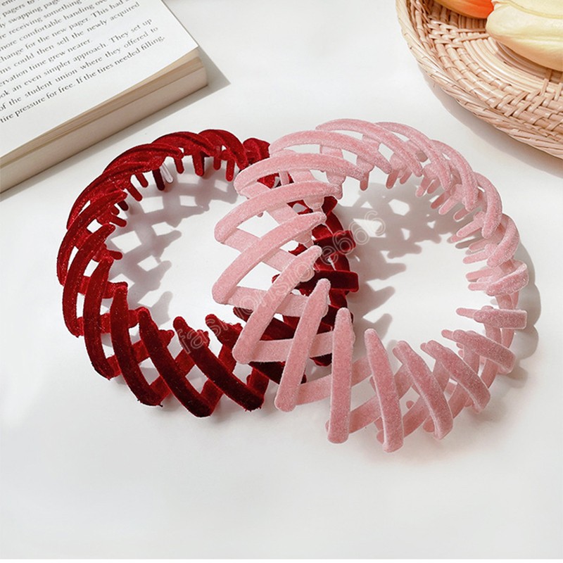 Fashion Women Bun Hair Claw Clamps Horsetail Buckle Hair Clip Bird Nest Expanding Hair Accessories Female Ponytail Holder