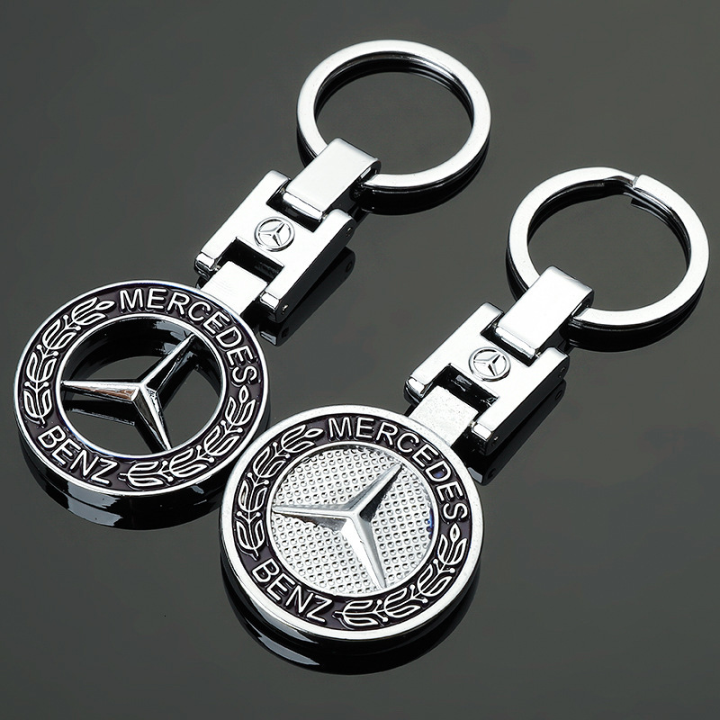 H-ring Double-sided Benz Wheat Ear Metal Advertising Car Key Ring Chain Link Pendant, Silver
H-ring Double-sided Benz Wheat Ear Metal Advertising Car Key Ring Chain Link Pendant, Silver