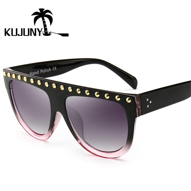 KUJUNY New Women's Oversized Sunglasses Men Women Rivets Big Frame Sun Glasses Outdoor Sun Shade Eyewear Gafas De Sol Mujer
KUJUNY New Women's Oversized Sunglasses Men Women Rivets Big Frame Sun Glasses Outdoor Sun Shade Eyewear Gafas De Sol Mujer
