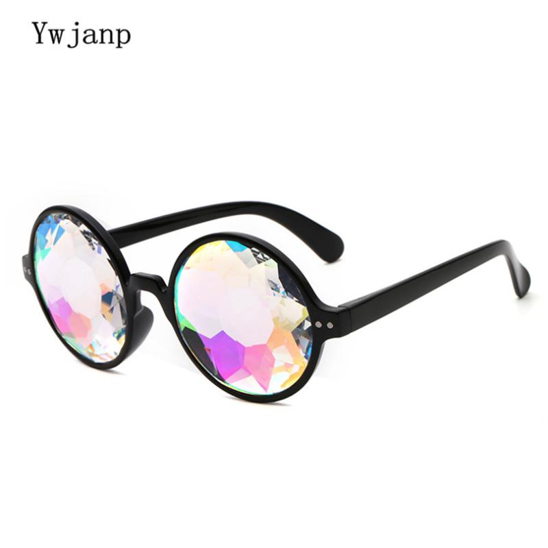 Ywjanp Round Rave Festival Men Women Brand Designer Holographic Kaleidoscope Female Male Sunglasses
Ywjanp Round Rave Festival Men Women Brand Designer Holographic Kaleidoscope Female Male Sunglasses