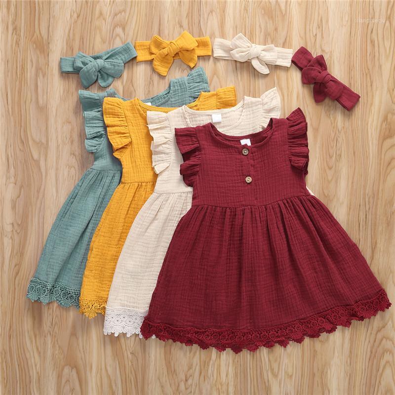 2020 Summer Cute Baby Girls Dress Ruffles Sleeve Solid Bowknot A-Line Dress Headband1-4Y1, Blue
2020 Summer Cute Baby Girls Dress Ruffles Sleeve Solid Bowknot A-Line Dress Headband1-4Y1, Blue
