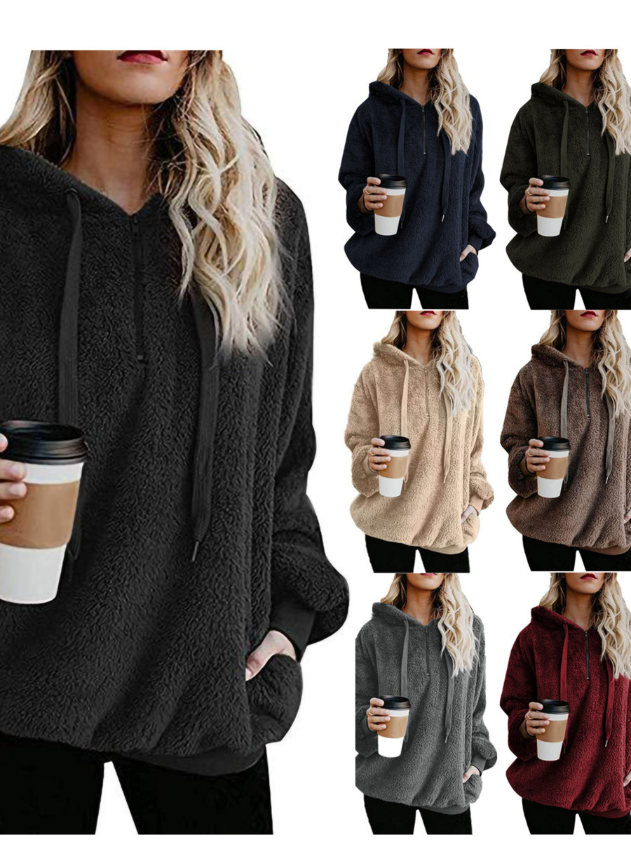 Autumn female winter new style hot sweater fashion solid coat show noble and elegant temperament QBMZ, Black
Autumn female winter new style hot sweater fashion solid coat show noble and elegant temperament QBMZ, Black