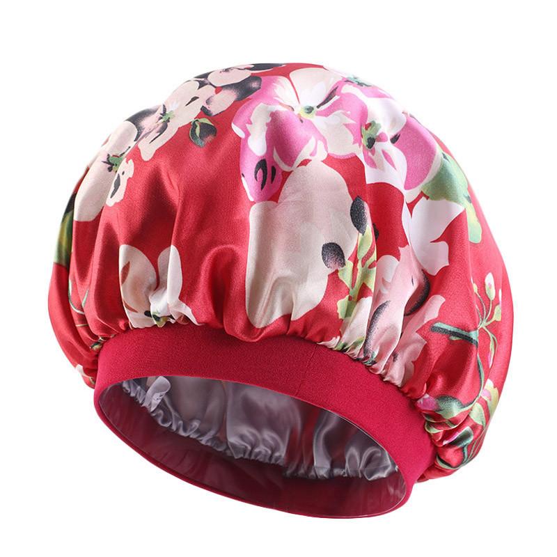 Beanie/Skull Caps Double-Layer Satin Bonnets Night Cap African Women Hair Turban Oversized Elastic Broad-Brimmed Shower Headcover TB-232, Purple
Beanie/Skull Caps Double-Layer Satin Bonnets Night Cap African Women Hair Turban Oversized Elastic Broad-Brimmed Shower Headcover TB-232, Purple
