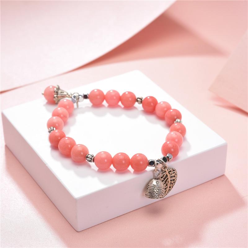 New Style Cute/Romantic 8mm Natural Stone Round Beads Pendant Bracelet Tibetan Silver Accessories Lady Jewelry Gift 7.5inch Y800
New Style Cute/Romantic 8mm Natural Stone Round Beads Pendant Bracelet Tibetan Silver Accessories Lady Jewelry Gift 7.5inch Y800