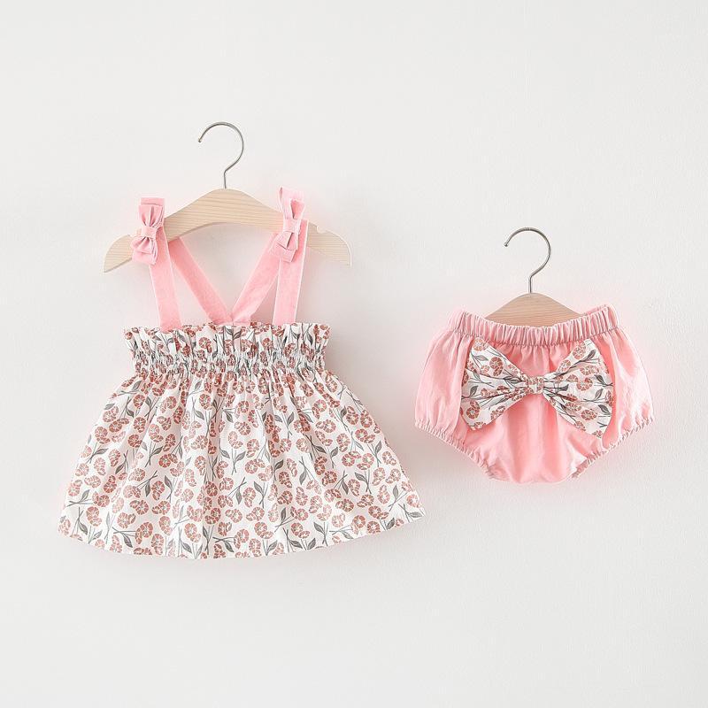 Newborn Baby Girls Clothes Sleeveless Dress+Briefs 2PCS Outfits Set Floral Printed Cute Clothing Sets Summer Sunsuit 0-24M1, Pink
Newborn Baby Girls Clothes Sleeveless Dress+Briefs 2PCS Outfits Set Floral Printed Cute Clothing Sets Summer Sunsuit 0-24M1, Pink