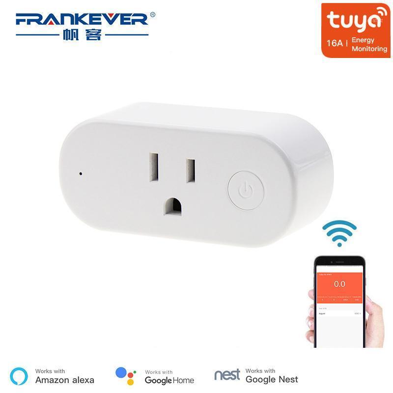 FrankEver US Standard 16A Wifi Smart Plug with Energy Monitoring Smart Socket Work with Tuya Alexa Google Home Household1
FrankEver US Standard 16A Wifi Smart Plug with Energy Monitoring Smart Socket Work with Tuya Alexa Google Home Household1