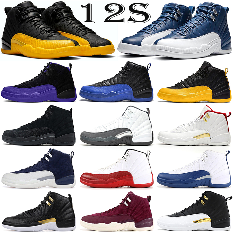 Discount Jumpman 12s 12 men basketball shoes outdoor trainers Reverse Flu Game Indigo Dark Concord fashion wings mens sports trainers, 12s 7-13 dark grey 1
Discount Jumpman 12s 12 men basketball shoes outdoor trainers Reverse Flu Game Indigo Dark Concord fashion wings mens sports trainers, 12s 7-13 dark grey 1