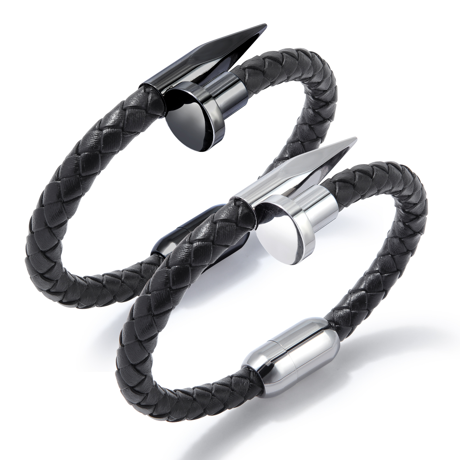 Fashion Simple Men Jewelry Multi-layer Leather Bracelet Stainless Steel Magnetic Buckle Charm Bracelet Genuine Leather Weave Bracelet PH1300
Fashion Simple Men Jewelry Multi-layer Leather Bracelet Stainless Steel Magnetic Buckle Charm Bracelet Genuine Leather Weave Bracelet PH1300