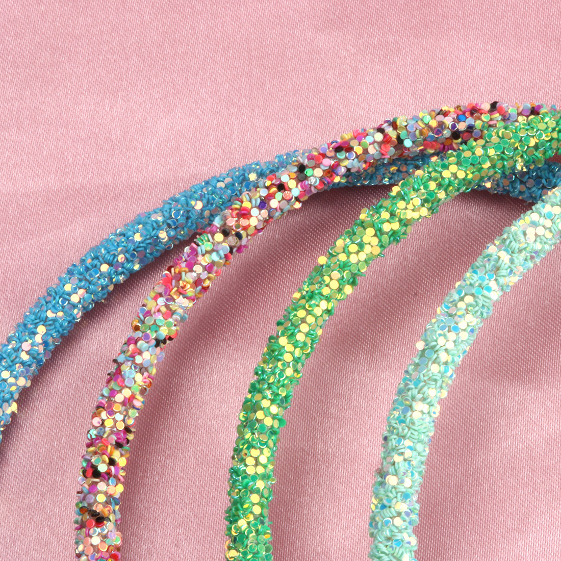 14pcs/lot Girls Glitter Hairbands Children Party Fashion Headbands Sequins Bling Bling Sweet Kids Hair Accessories Head Hoop LJ201226