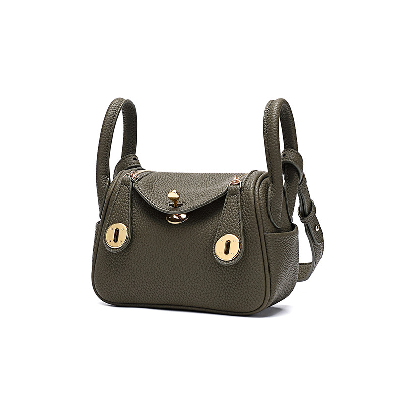Fashion design mini one shoulder bag two ear bag handle women's handbag solid color casual messenger bag doctor's pocket, Olive green
Fashion design mini one shoulder bag two ear bag handle women's handbag solid color casual messenger bag doctor's pocket, Olive green