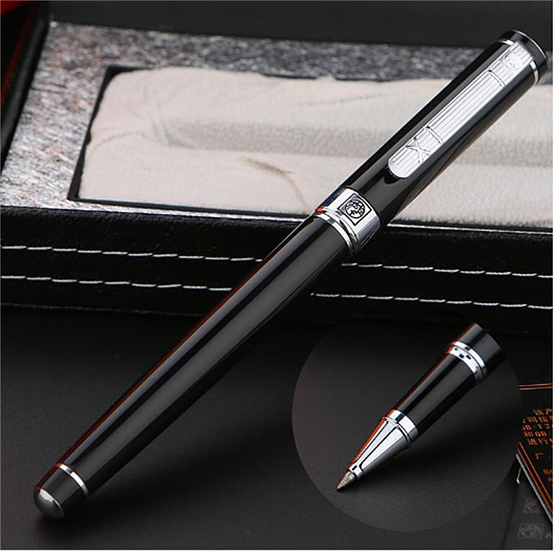 Luxury Picasso 902 Rollerball pen Black Silver Golden clip office school supplies High quality Writing Gift Pen with Original Box packaging, As picture show
Luxury Picasso 902 Rollerball pen Black Silver Golden clip office school supplies High quality Writing Gift Pen with Original Box packaging, As picture show