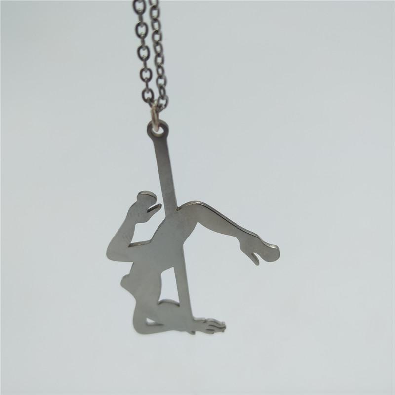 Pendant Necklaces Stainless Steel Pole Dancer Strip Silhouette Gift For Bachelorette Party Women Jewellery
Pendant Necklaces Stainless Steel Pole Dancer Strip Silhouette Gift For Bachelorette Party Women Jewellery