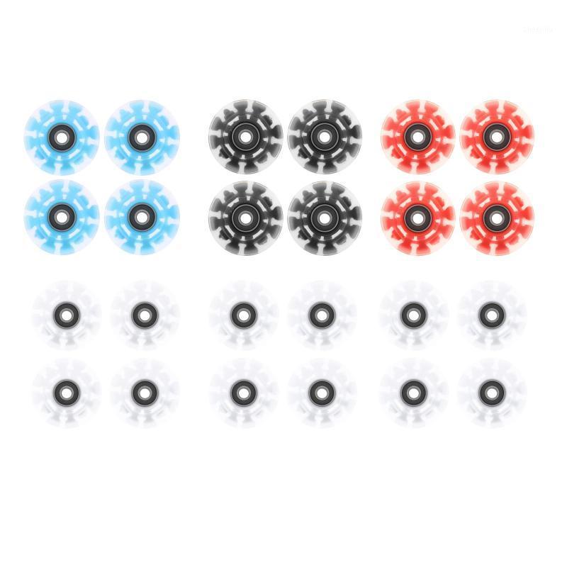 4 Pack Luminous Roller Skate Wheels Light Up w/ Bearings Double Row Skating1, White
4 Pack Luminous Roller Skate Wheels Light Up w/ Bearings Double Row Skating1, White