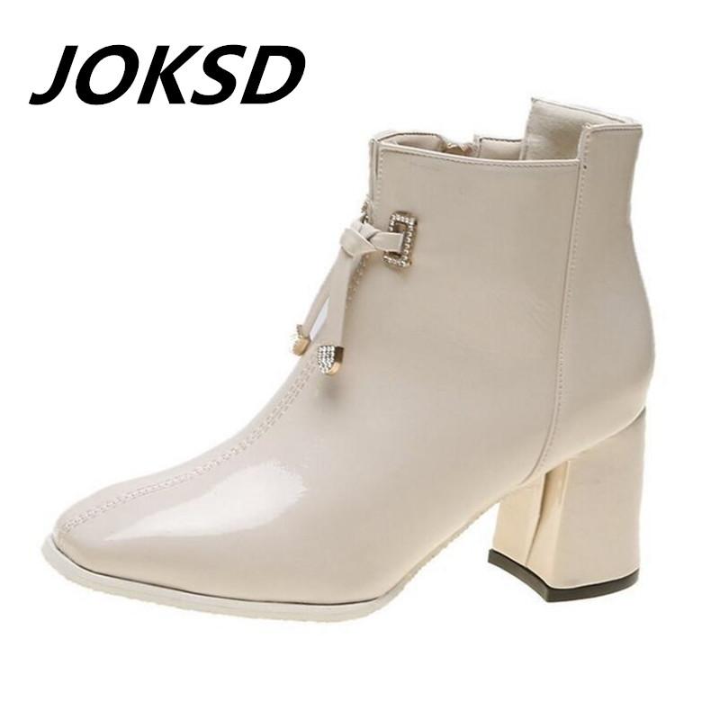 Women's shoes side zipper square head 2020 new British style thick with short boots wild high-heeled boots Bare SJ5, Beige
Women's shoes side zipper square head 2020 new British style thick with short boots wild high-heeled boots Bare SJ5, Beige