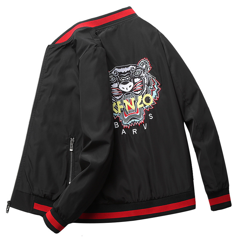 Autumn New Men's Fashion Brand Red Tiger Head Embroidery Youth Wear Baseball Stand Collar Coat Casual Embroidered Jacket, Gray
Autumn New Men's Fashion Brand Red Tiger Head Embroidery Youth Wear Baseball Stand Collar Coat Casual Embroidered Jacket, Gray