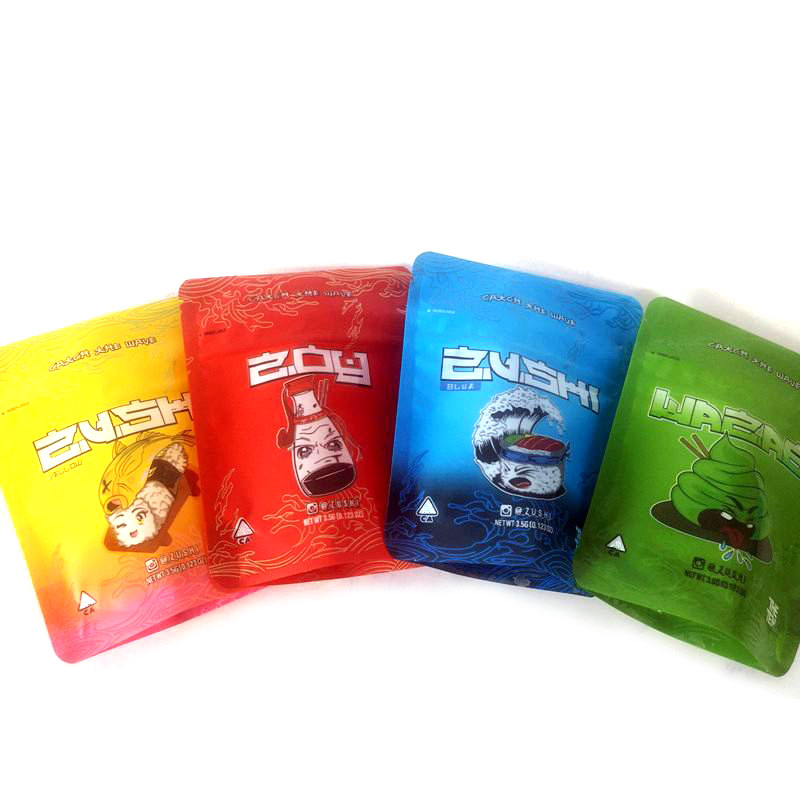 Zushi Bag 3.5g Mylar Bags 4 Types Z_U_S_H_I Zipper Package Childproof Retail Best Packaging DHL Free
Zushi Bag 3.5g Mylar Bags 4 Types Z_U_S_H_I Zipper Package Childproof Retail Best Packaging DHL Free