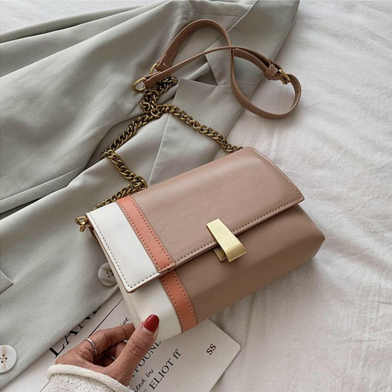 Patchwork PU Leather Shoulder Crossbody Bags 2021 Luxury Designer Handbags Ladies Casual Purse Chain Messenger Bag Shopper Sac, Green
Patchwork PU Leather Shoulder Crossbody Bags 2021 Luxury Designer Handbags Ladies Casual Purse Chain Messenger Bag Shopper Sac, Green