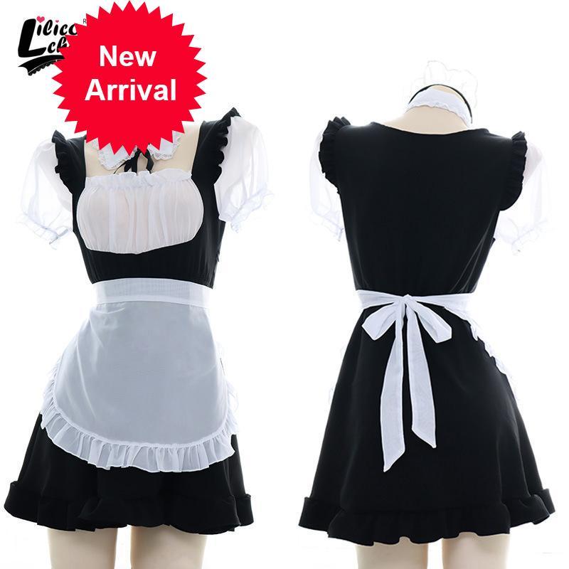 Black and white sexy lace even dressed as maid role play transparent attire chiffon cosplay anime uniform temptation suit
Black and white sexy lace even dressed as maid role play transparent attire chiffon cosplay anime uniform temptation suit