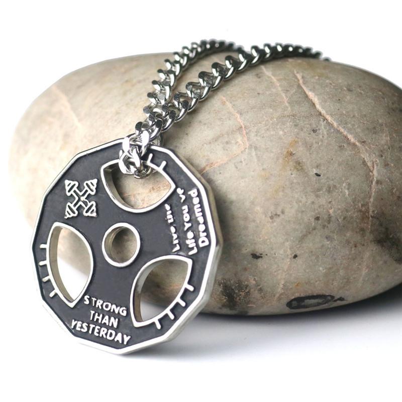 Unisex Fitness Gym Dumbbell Weight Lifting Plate Barbell Chain Pendant Charm Necklace Bodybuilding Gym Necklace Fitness Jewelry
Unisex Fitness Gym Dumbbell Weight Lifting Plate Barbell Chain Pendant Charm Necklace Bodybuilding Gym Necklace Fitness Jewelry