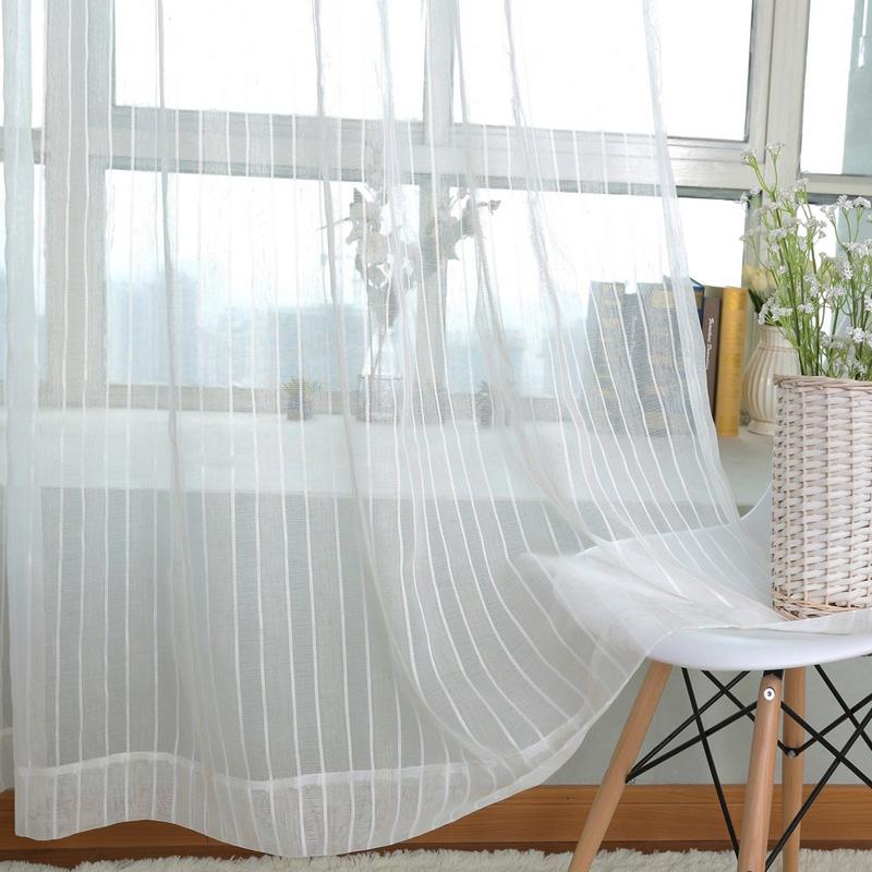 Solid White Voile striped Tulle Curtains For Living Room Modern Japan Linen Blinds Drapes Sheer Window Curtains For Bedroom, As pic
Solid White Voile striped Tulle Curtains For Living Room Modern Japan Linen Blinds Drapes Sheer Window Curtains For Bedroom, As pic