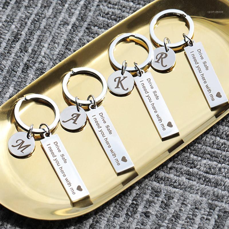 Drive Safe Key Chain Key Ring Stainless Steel A-Z Initial Letter llavero I need you here with me Keychain Best friend for Gift1
Drive Safe Key Chain Key Ring Stainless Steel A-Z Initial Letter llavero I need you here with me Keychain Best friend for Gift1