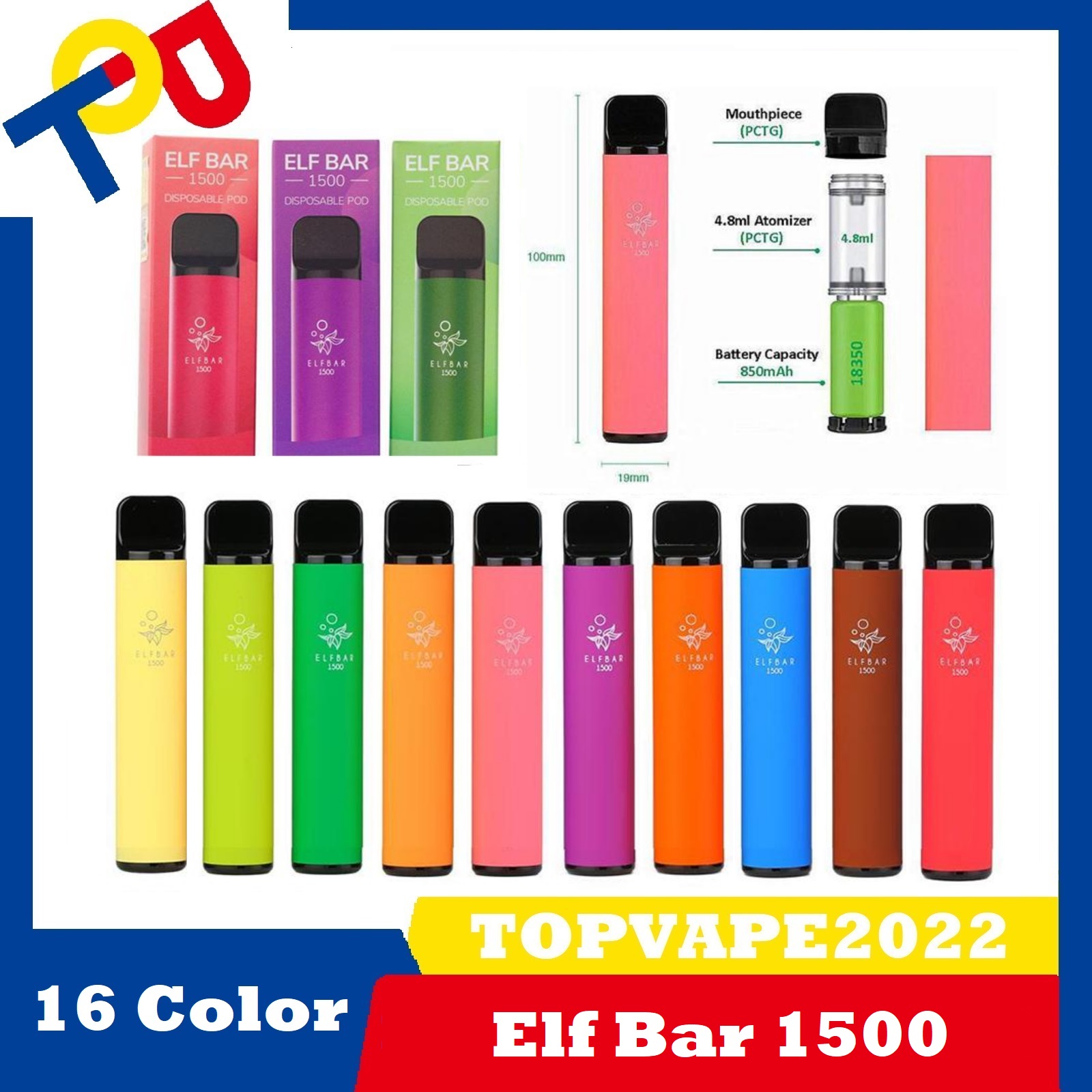 ELF Bar 1500 Puffs Disposable Cigarettes Pod Device 850mAh Battey 4.8ml Pods Prefilled Cartridge disposables 2% Vape Pen VS Bang XXL
ELF Bar 1500 Puffs Disposable Cigarettes Pod Device 850mAh Battey 4.8ml Pods Prefilled Cartridge disposables 2% Vape Pen VS Bang XXL