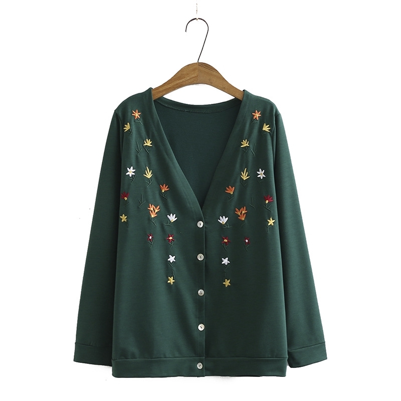 Size -4xl Plus Fashion Women's Knitted Cardigan with Long Sleeves Comfort Spring Embroidered Coats Outerwear Vintage Ata2, Network
Size -4xl Plus Fashion Women's Knitted Cardigan with Long Sleeves Comfort Spring Embroidered Coats Outerwear Vintage Ata2, Network