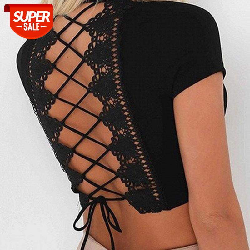 NORMOV Summer Women T Shirts Fashion Patchwork V Neck With Drawstring Backless Cotton Short Tops Sexy Feminina T Shirts #fP7X, White
NORMOV Summer Women T Shirts Fashion Patchwork V Neck With Drawstring Backless Cotton Short Tops Sexy Feminina T Shirts #fP7X, White