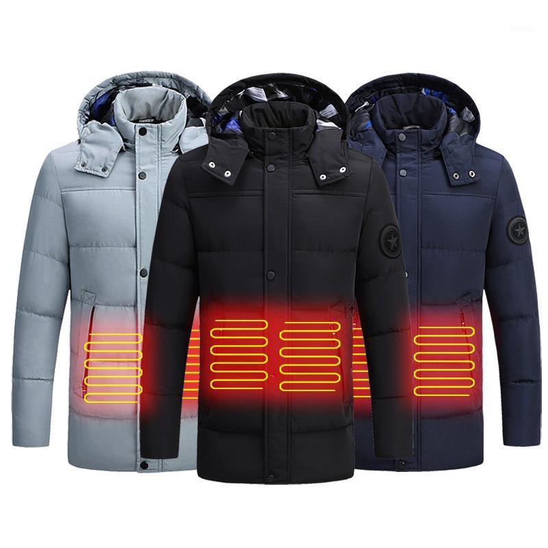 NEW Men Winter Warm USB Heating Jackets Smart Thermostat Pure Color Hooded Heated Clothing Waterproof Warmer Down Coat Outdoor1, Black
NEW Men Winter Warm USB Heating Jackets Smart Thermostat Pure Color Hooded Heated Clothing Waterproof Warmer Down Coat Outdoor1, Black