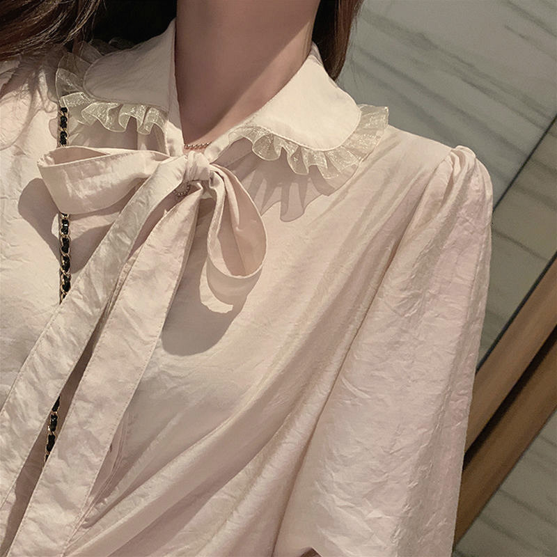 2021 New Casual Vintage Elegant Kawaii Blouse Chic Office Lady Loose Bow Designer Korean Top Fall Women Clothing 4vdd, Apricot blouse
2021 New Casual Vintage Elegant Kawaii Blouse Chic Office Lady Loose Bow Designer Korean Top Fall Women Clothing 4vdd, Apricot blouse