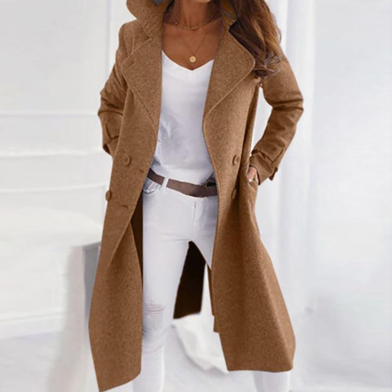 Woolen Coats Women 2020 Solid color Long Loose Slim Elegent Collarless Casual Female Autumn Winter Office Lady Warm Wear Thick, Gray
Woolen Coats Women 2020 Solid color Long Loose Slim Elegent Collarless Casual Female Autumn Winter Office Lady Warm Wear Thick, Gray