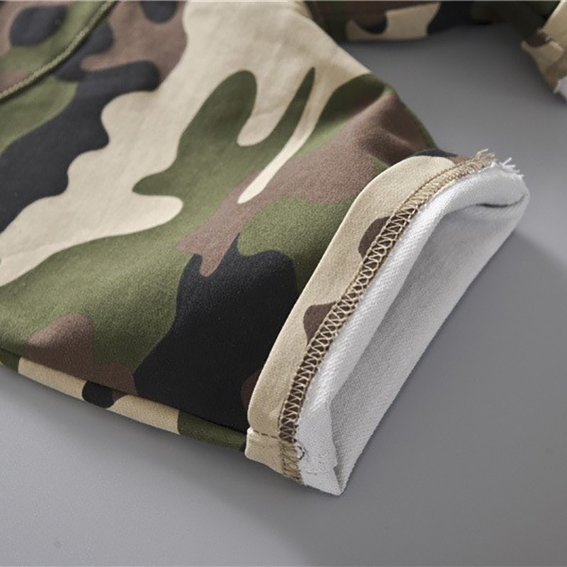 Casual Summer Baby Boys Girls Roupas Camouflage Infants Kids Children Cotton Overalls Shorts Pantalones 201128